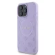 Guess iPhone 16 Pro Max Case Saffiano Peony Classic Logo MagSafe, Purple