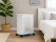 Spacious Plastic Rolling Basket for Laundry and Toys, 40L