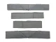 Underwear and Socks Drawer Organizer Set, 4 pcs, Grey
