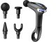 Back and Body Massage Gun with 4 Attachments, 30W, Black