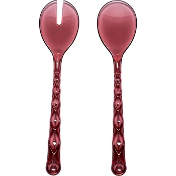 Guzzini VANITY Salad Servers, 27.5 x 6.3 cm, Mauve