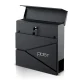 Humberg Hm-862 Mailbox with Newspaper Holder, 37x37x10.5 cm, Anthracite