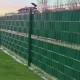 Fence privacy strip TENAX TWIST 35 m x 19 cm (450 g/m²), 25 clips, light grey
