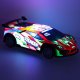 RC Sports Car with Remote Control and LED Lights, Red