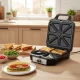 KADEN 3-in-1 Sandwich Maker 1200W with Waffle and Grill Plates Panini Press