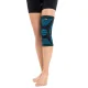 4Fizjo 912 Elastic Knee Brace with Patella Stabilization, Size L, Black/Blue