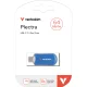 USB-C Flash Drive Verbatim Plectra 30232 64GB USB 3.2 Blue