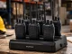 6-Way Charging Station for Baofeng BF-888S Walkie Talkies, black