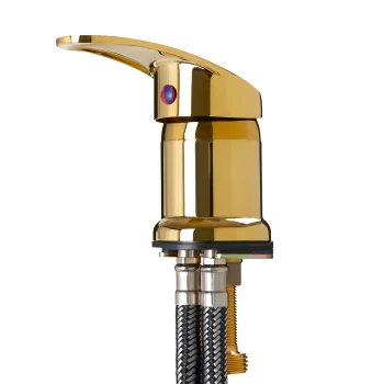 Gabbiano Gold Hairdressing Washbasin Faucet