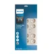 Philips Surge Protector Power Strip 8 Outlet 2m Cord 16A, White