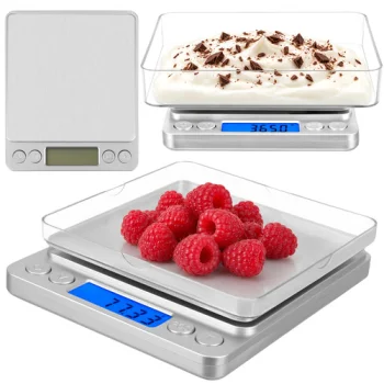 Precision Kitchen Scale Zortiva, 500 g x 0.01 g, LCD, 2 Bowls