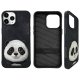 Nimmy Big Eyed Pet 2.0 Panda Case for iPhone 15 Pro, Black