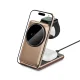 QI15W-A42 3in1 Inductive Charger with MagSafe Apple Devices - Gold