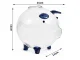 Small Glass Piggy Bank for Adults and Kids, Clear Coin Bank for Saving Money and Bills