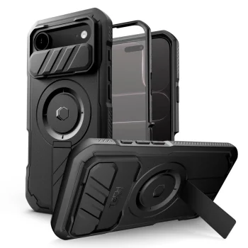 Tech-Protect Kevlar MagSafe Case for iPhone 17 Air, Black