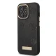 Guess Peony Logo Plate MagSafe Case for iPhone 13 / 13 Pro, Black