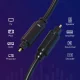 Optical Audio Cable Toslink to Toslink, 2m, Black