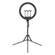GLOW 18\" 45W Ring Light with Tripod, Black