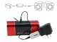 Bluetooth audio uztvērējs ar AUX 3.5mm un USB, melns