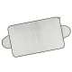 Car Windshield Sun and Frost Protector Cover, Silver