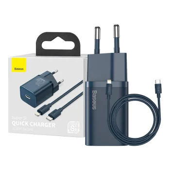 20W Fast Charger Baseus Super Si 1C with Lightning Cable
