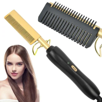 Electric Hair Straightener Comb / Brush