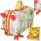 Kids Travel Luggage Carry Bag Ride On Suitcase Trolley, Zoo