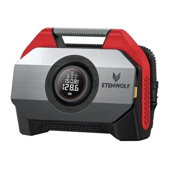 Etenwolf S6 (Vortex S6) Car Air Compressor, 11.03 bar, 19,200 mAh, Red