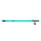Waudog Luminous waterproof Dog collar with QR code size L, Blue