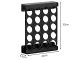Coffee Capsule Holder, Wall / Freestanding Stand, 20 pcs, Black
