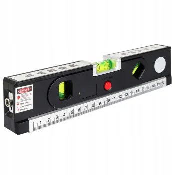 Laser Level with Tape Measure and LED Illumination 24cm