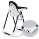 Nukido Belo Adjustable Baby High Chair with Toy Bar, Black
