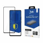 Samsung Galaxy A53 5G A536 Black Aizsargstikls uz Visu Ekrānu | 3MK Hard Glass Max Lite Tempered Fullscreen Protector