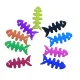 Fish-Shaped Headphone Cable Wrap Black