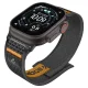 Spigen Athlex Air 2 Strap for Apple Watch (44 / 45 / 46 / 49 mm), Black and Orange