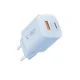 Tech-Protect NCM33W 2-Port PD30W/QC3.0 Wall Charger - Blue