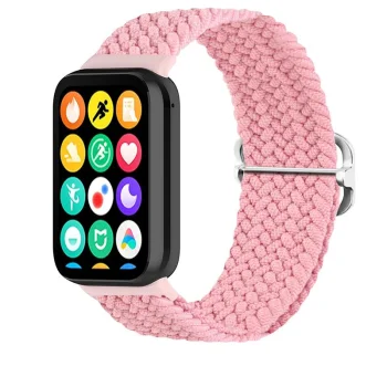 Telcon Braided Strap for Mi Band 8 Pro / M8 Pro, Pink