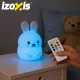 Izoxis RGB LED Night Light with Remote - Rabbit