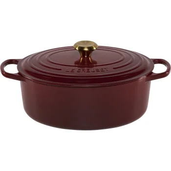 Le Creuset Signature Oval Casserole 31 cm, Garnet
