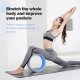 4Fizjo Dharma Yoga Pilates Exercises Wheel Ring Back Roller Stretcher, Turquoise