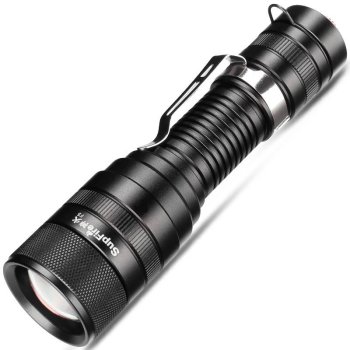 Supfire Tactic LED Mini Pocket Flashlight F5, 1100lm, Black
