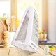 Kitchen Grater with Container, White/Silver