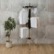 Freestanding 3-Tier Clothes Drying Rack with Rotating Design
