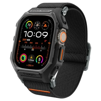 Spigen Lite Fit Pro Case with Strap for Apple Watch Ultra 1 / 2 (49mm) Matte Black