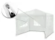 Plonos Garden Pavilion Tent 3x3m, White