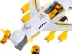 Toy Transporter Airplane with 6 Construction Vehicles
