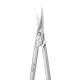 Nghia KD.718 Left-Handed Cuticle Scissors, 17 mm