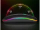 Slim Wireless Optical Mouse 2.4 GHz & Bluetooth for Laptop PC, black