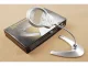 Desk Magnifier with 2 LED Lights and Adjustable Arm (2x / 6x), Silver