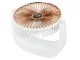 Wireless Desk Fan, White/Gold